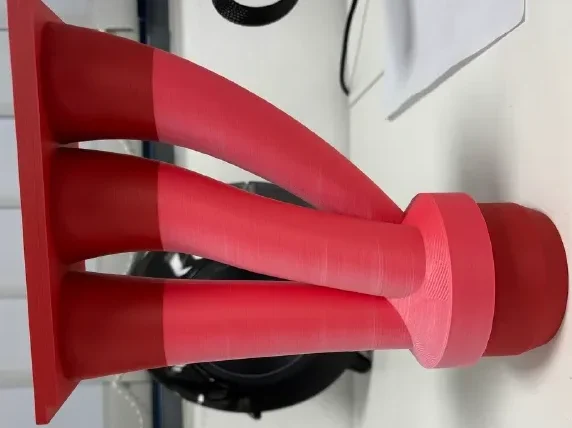 Chute à toppings prototype